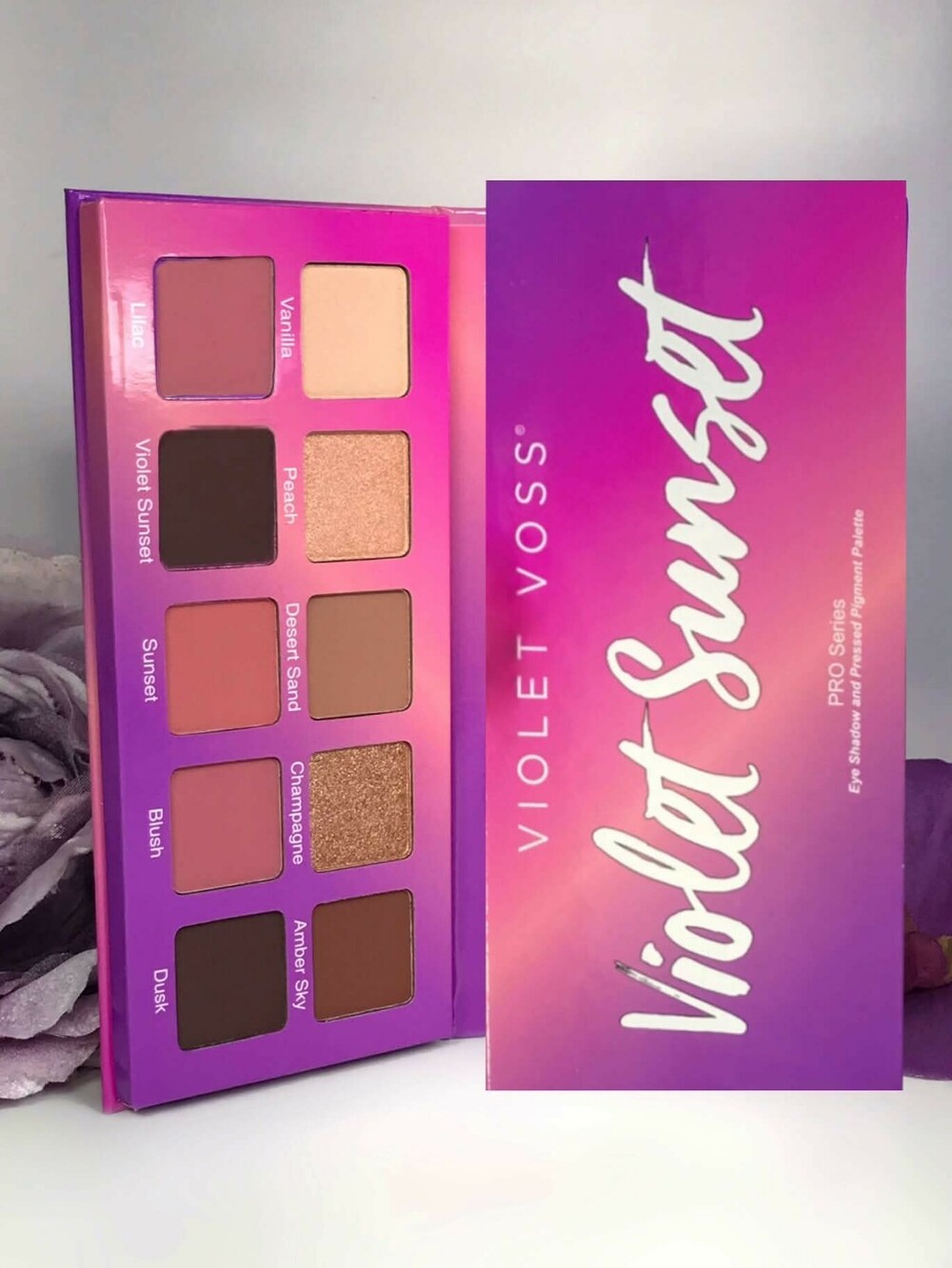 Violet Voss Violet Sunset Eye Shadow Palette STUNNING Purples & Pinks! *BNIB!